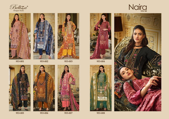 Naira Vol 66 By Belliza Cotton Printed Dress Material Wholesalers In Delhi
